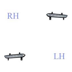 چراغ دیلایت سمت چپ و راست لیفان 820